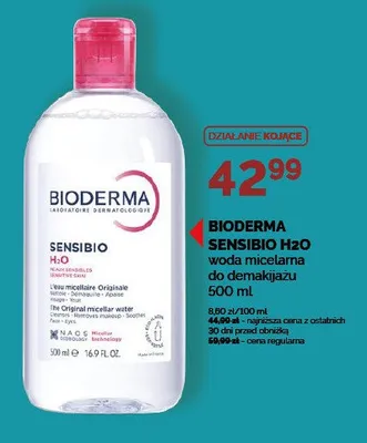 Woda micelarna do demakijażu Bioderma Sensibio H2O promocja w Ziko Dermo