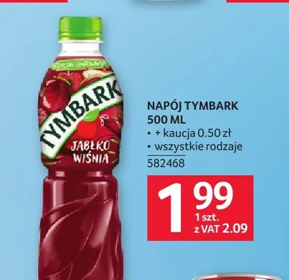 Napój Tymbark promocja w Selgros