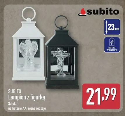 Lampion z figurką Subito promocja w Aldi