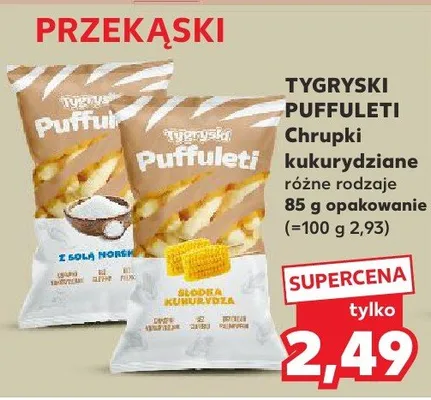 Chrupki kukurydziane różne rodzaje promocja w Kaufland