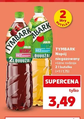 Napój niegazowany Tymbark Jabłko Mięta promocja w Kaufland