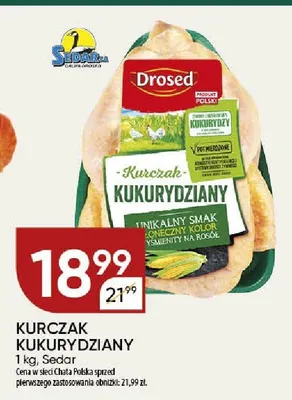 Kurczak kukurydziany Sedar promocja w Chata Polska