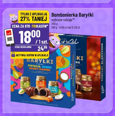 Bombonierka Baryłki klasyczne E.Wedel promocja w POLOmarket