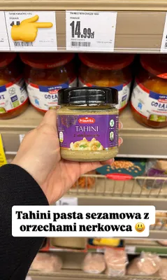 Pasta tahini z nerkowcem promocja w Intermarche