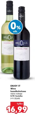 Wino bezalkoholowe różne rodzaje promocja w Kaufland