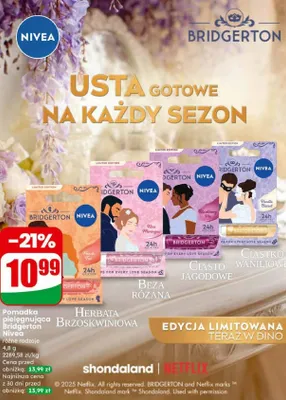 Pomadka pielęgnująca Bridgerton Ciastko jagodowe promocja w Dino