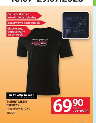 T-shirt męski Brubeck promocja w Selgros