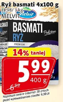 Ryż basmati 4x100g promocja w Prim Market