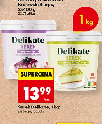 Serek Delikate jagoda promocja w Biedronka