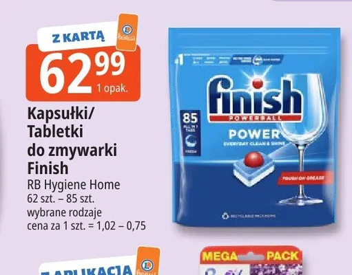 Kapsułki do zmywarki Finish promocja w Leclerc