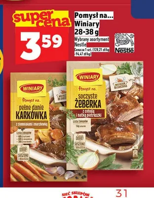 Pomysł na... Winiary soczyste żeberka 28-38g promocja w TOPAZ