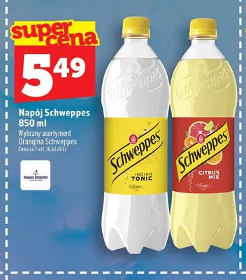 Napój gazowany Schweppes promocja w TOPAZ