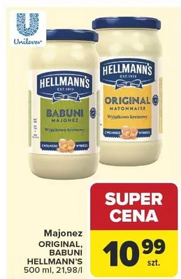 Majonez Babuni Hellmann's promocja w Carrefour