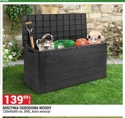 Skrzynia ogrodowa Woody promocja w Merkury Market