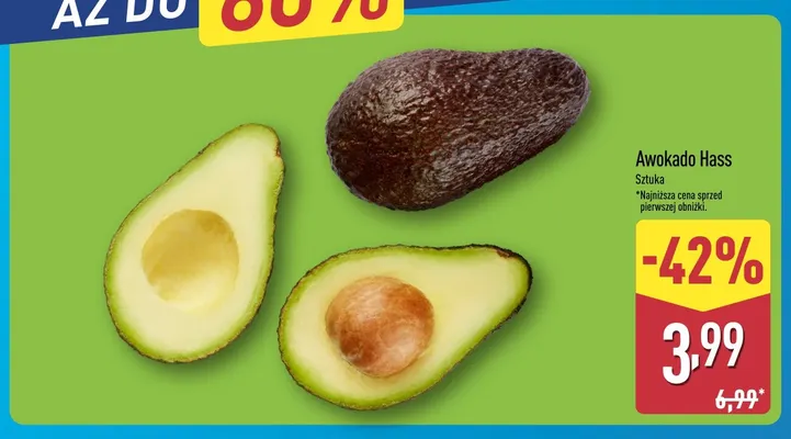 Awokado Hass promocja w Aldi