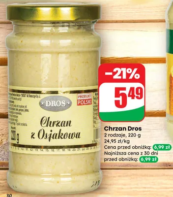 Chrzan z Ostjakowa promocja w Dino