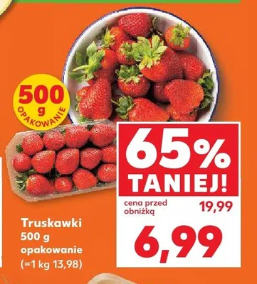 Truskawki promocja w Kaufland