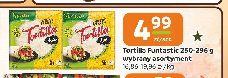 Tortilla Funtastic promocja w Społem Częstochowa