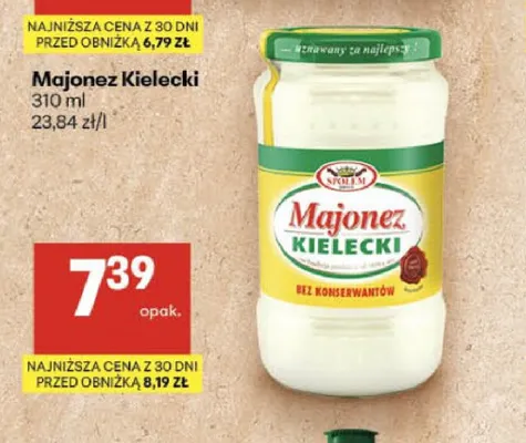 Majonez Kielecki promocja w Delikatesy Centrum