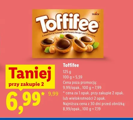 Czekoladki Toffifee promocja w Lidl