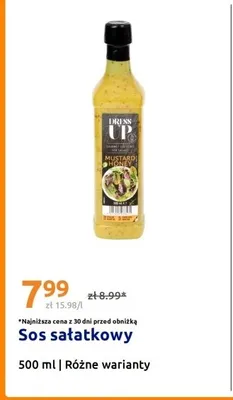Sos sałatkowy Dress Up Mustard Honey promocja w Action
