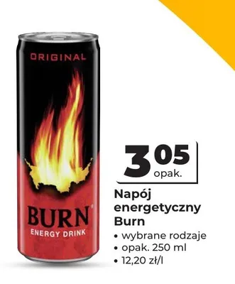 Napój energetyczny Burn promocja w Odido