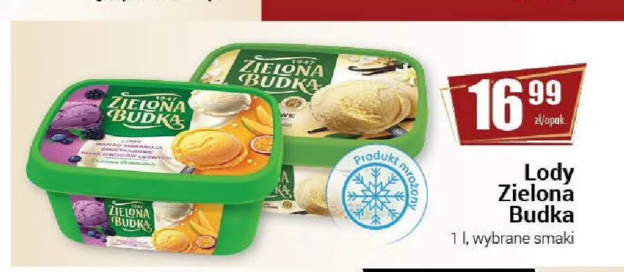 Lody Zielona Budka promocja w Premium Nasz Sklep