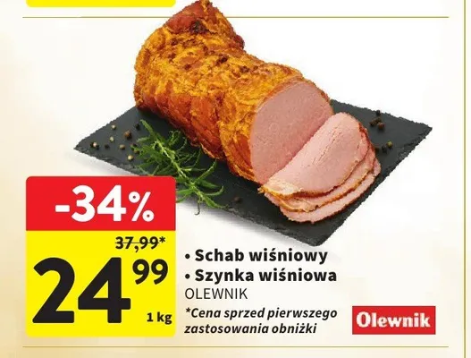 Schab wiśniowy Olewnik promocja w Intermarche