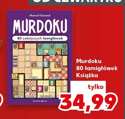 Książka Murdoku 80 łamigłówek promocja w Kaufland