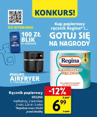 Ręcznik papierowy Nadłuższy, 2 warstwy, 2 rolki promocja w Intermarche