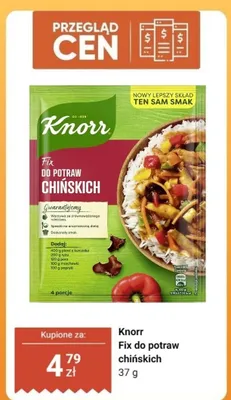 Fix do potraw chińskich Knorr promocja w Dino