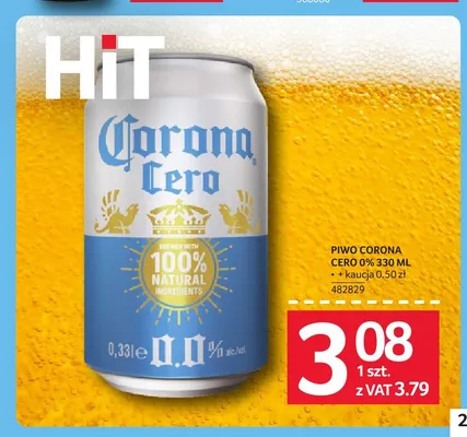 Piwo bezalkoholowe Corona Cero promocja w Selgros