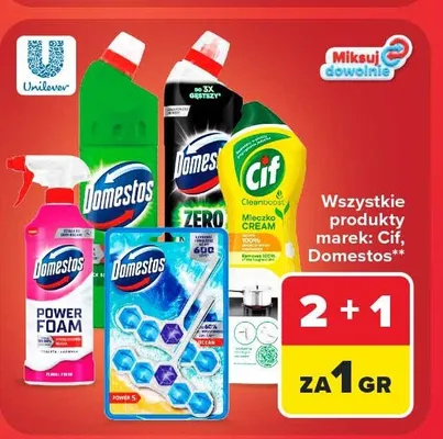 Produkty do czyszczenia Cif promocja w Carrefour