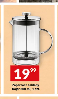 Zaparzacz szklany Dajar 800 ml promocja w Twój Market