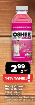 Napój Vitamin Water Oshee promocja w Netto