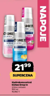 Hydrokoncentrat Oshee Drop In Vitamin Water Magnesium + B6 promocja w Netto