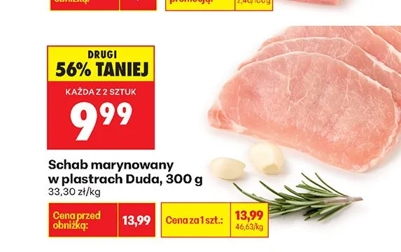 Schab marynowany w plastrach Duda promocja w Biedronka
