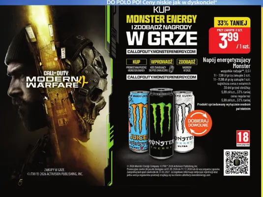 Napój energetyzujący Monster Juice Mango Loco promocja w POLOmarket