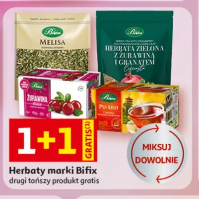 Herbata Melisa BiFix promocja w Auchan