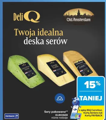 Sery pakowane Euroser promocja w Carrefour