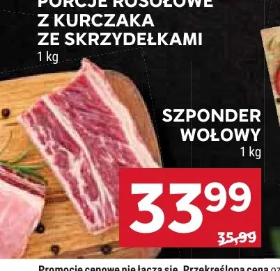 Szponder wołowy promocja w Stokrotka