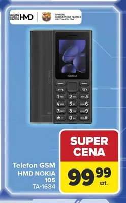 Telefon GSM HMD NOKIA 105 TA-1684 promocja w Carrefour