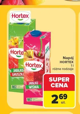 Napój Hortex promocja w Carrefour