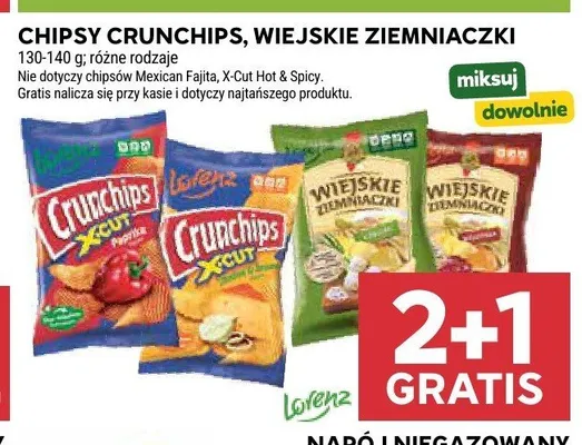 Chipsy Crunchips promocja w Stokrotka