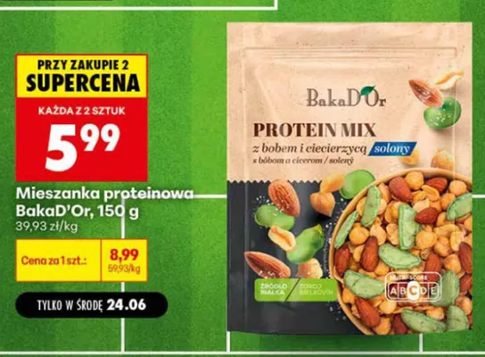 Mieszanka proteinowa BakaD'Or promocja w Biedronka
