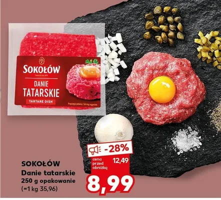 Danie tatarskie promocja w Kaufland