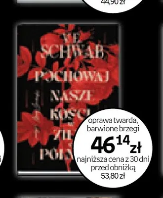 Książka Pochowaj nasze kości V.E. Schwab promocja w Empik