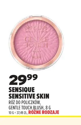 Róż do policzków Sensique Sensitive Skin Gentle Touch Blush promocja w Drogerie Natura