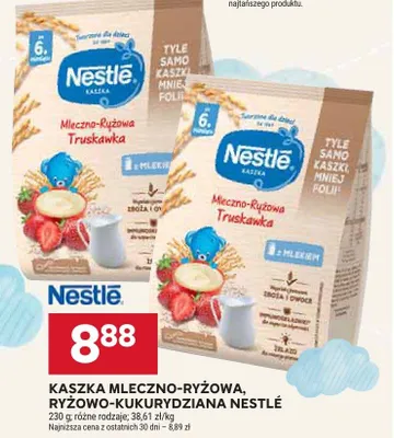 Kaszka mleczno-ryżowa, ryżowo-kukurydziana różne rodzaje promocja w Stokrotka