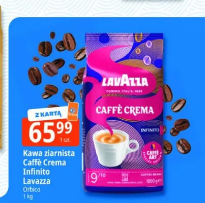 Kawa ziarnista Lavazza Caffè Crema Infinito promocja w Leclerc